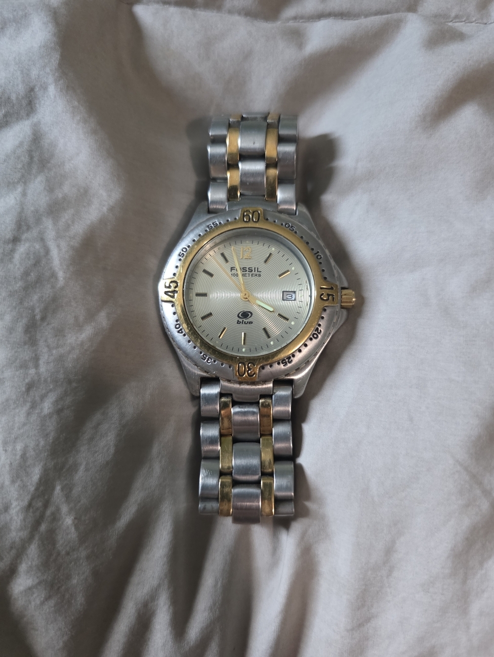 Fossil Two-Tone Stainless Steel Watch - Silver & Gold